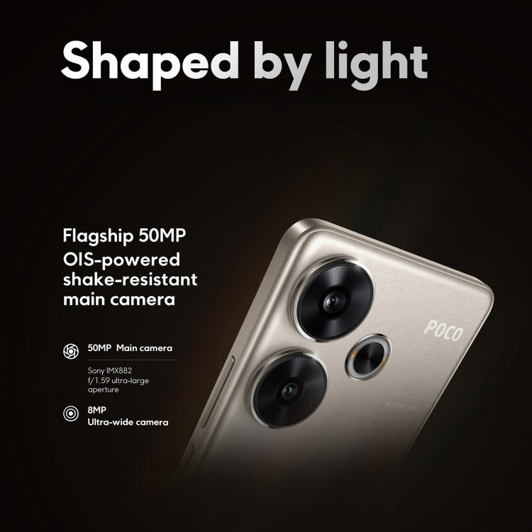Xiaomi POCO F6 Global, 12GB+512GB, In-screen Fingerprint, 6.67 inch Xiaomi HyperOS Snapdragon 8s Gen 3 Octa Core 3.0GHz, NFC, Network: 5G (Black)