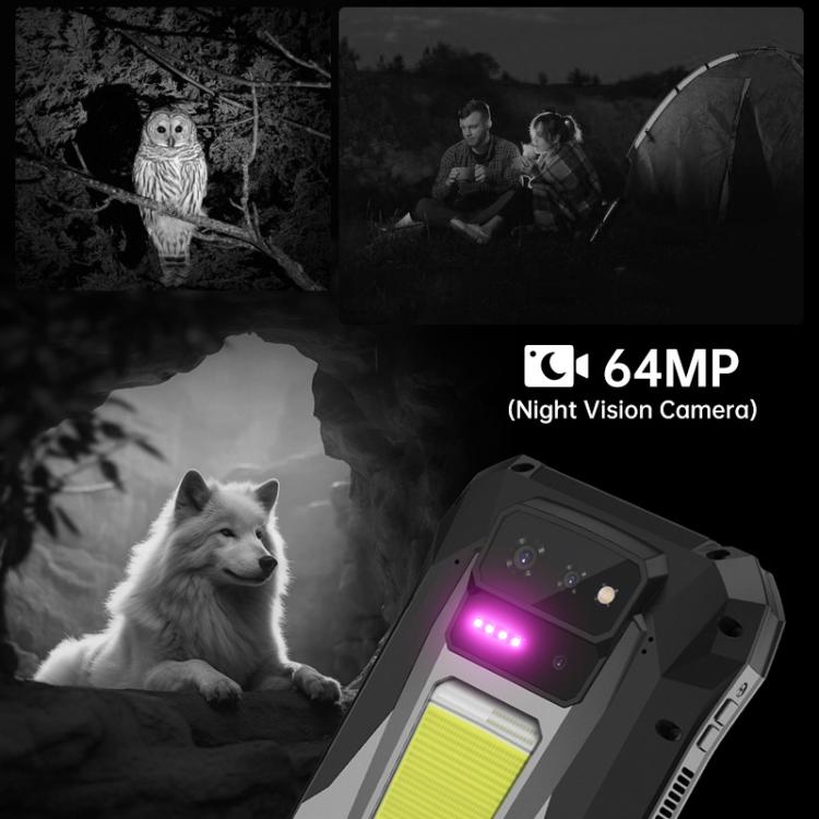 Unihertz 8849Tank X Projector Rugged Phone, 16GB+512GB, Side Fingerprint, Night Vision, 6.78 inch Android 15 MediaTek Dimensity 8200 Octa Core, Network: 5G, NFC, Tank X 16GB+512GB