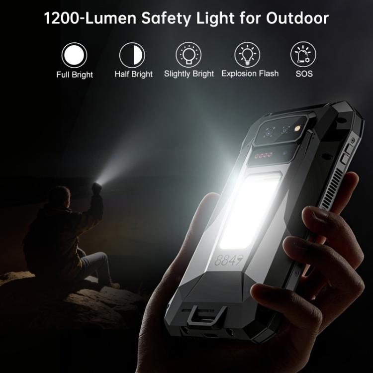Unihertz 8849Tank X Projector Rugged Phone, 16GB+512GB, Side Fingerprint, Night Vision, 6.78 inch Android 15 MediaTek Dimensity 8200 Octa Core, Network: 5G, NFC, Tank X 16GB+512GB