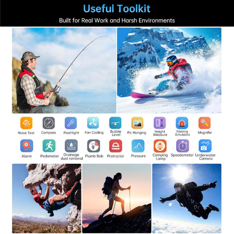 Unihertz 8849Tank X Projector Rugged Phone, 16GB+512GB, Side Fingerprint, Night Vision, 6.78 inch Android 15 MediaTek Dimensity 8200 Octa Core, Network: 5G, NFC, Tank X 16GB+512GB
