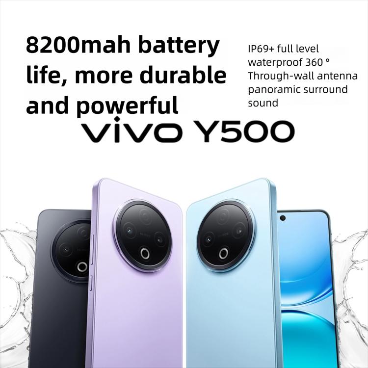 vivo Y500, 12GB+256GB, 6.77 inch Android 15 OriginOS 5 Dimensity 7300 Octa Core, OTG, NFC, Network: 5G, 12GB+256GB