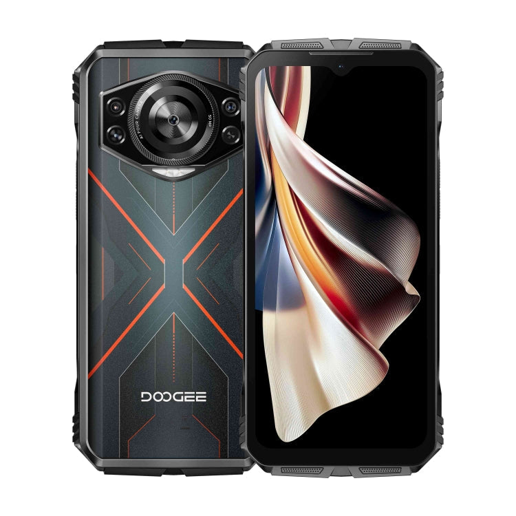 DOOGEE S Cyber, 8GB+256GB, 6.58 inch Android 14 Spreadtrum T606 Octa Core, Network: 4G, OTG, NFC (Black Red)