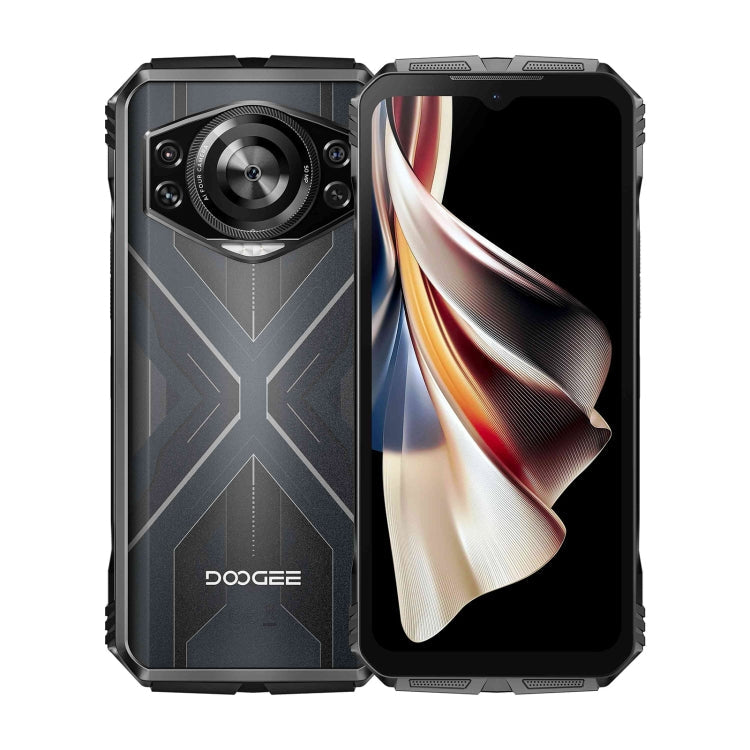 DOOGEE S Cyber, 8GB+256GB, 6.58 inch Android 14 Spreadtrum T606 Octa Core, Network: 4G, OTG, NFC (Black Silver)