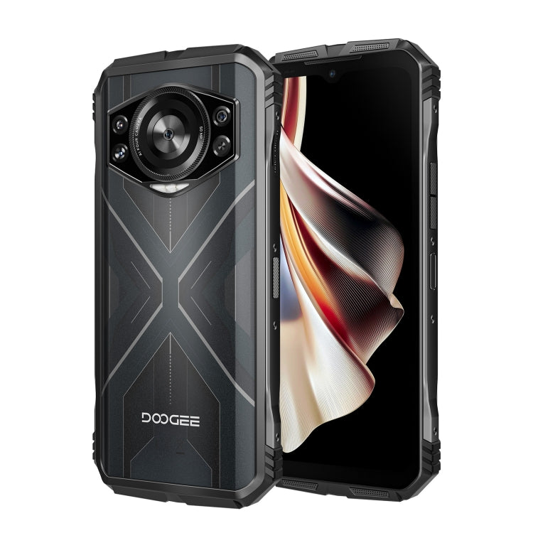 DOOGEE S Cyber, 8GB+256GB, 6.58 inch Android 14 Spreadtrum T606 Octa Core, Network: 4G, OTG, NFC (Black Silver)