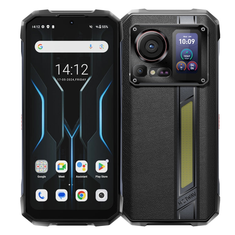 HOTWAV Hyper 7 Pro Rugged Phone, 16GB+256GB, 10800mAh, 6.6 inch Android 14 MediaTek Dimensity 7050 5G, Network: 5G, OTG, NFC (Black)