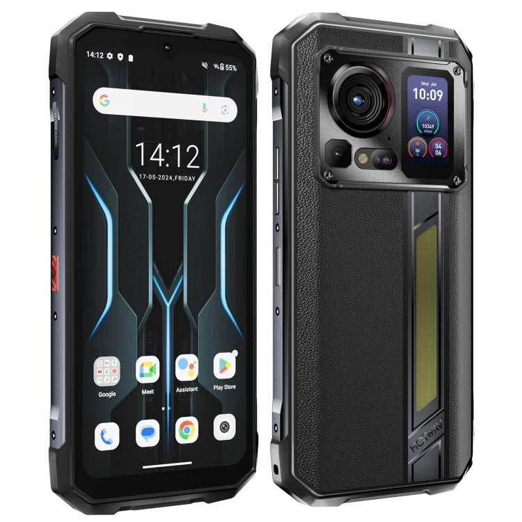 HOTWAV Hyper 7 Pro Rugged Phone, 16GB+256GB, 10800mAh, 6.6 inch Android 14 MediaTek Dimensity 7050 5G, Network: 5G, OTG, NFC (Black)