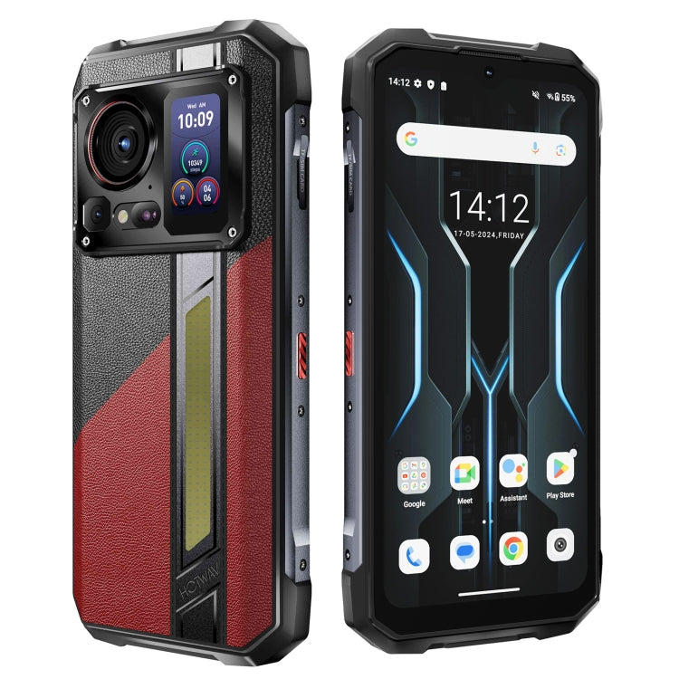 HOTWAV Hyper 7 Pro Rugged Phone, 16GB+256GB, 10800mAh, 6.6 inch Android 14 MediaTek Dimensity 7050 5G, Network: 5G, OTG, NFC (Red)