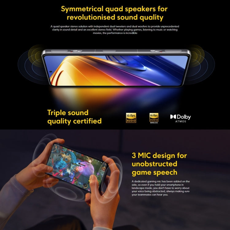 Xiaomi POCO F4 GT 5G, 64MP Camera, 12GB+256GB, Global Version with Google Play