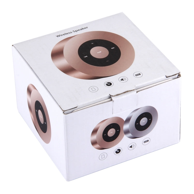 A8 Portable Stereo Bluetooth Speaker Built-in MIC, Support Hands-free Calls / TF Card / AUX IN, Pink, Silver, Gold, Grey, Red