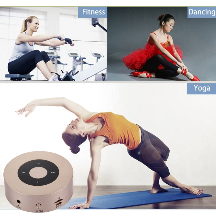A8 Portable Stereo Bluetooth Speaker Built-in MIC, Support Hands-free Calls / TF Card / AUX IN, Pink, Silver, Gold, Grey, Red