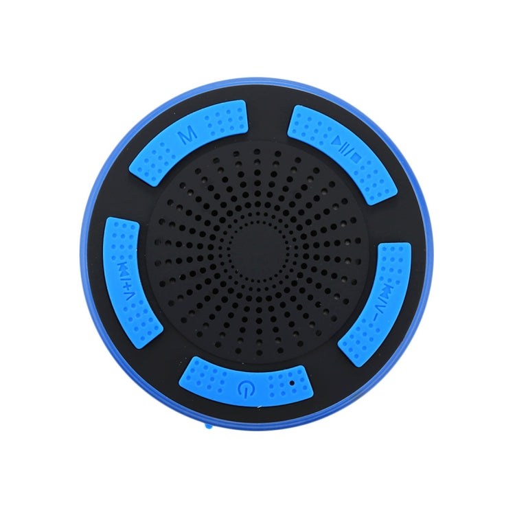 F013 Mini IPX7 Waterproof Bluetooth Speaker with LED Light & Suction Cup, Built-in Mic, FM Radio, 10m Range