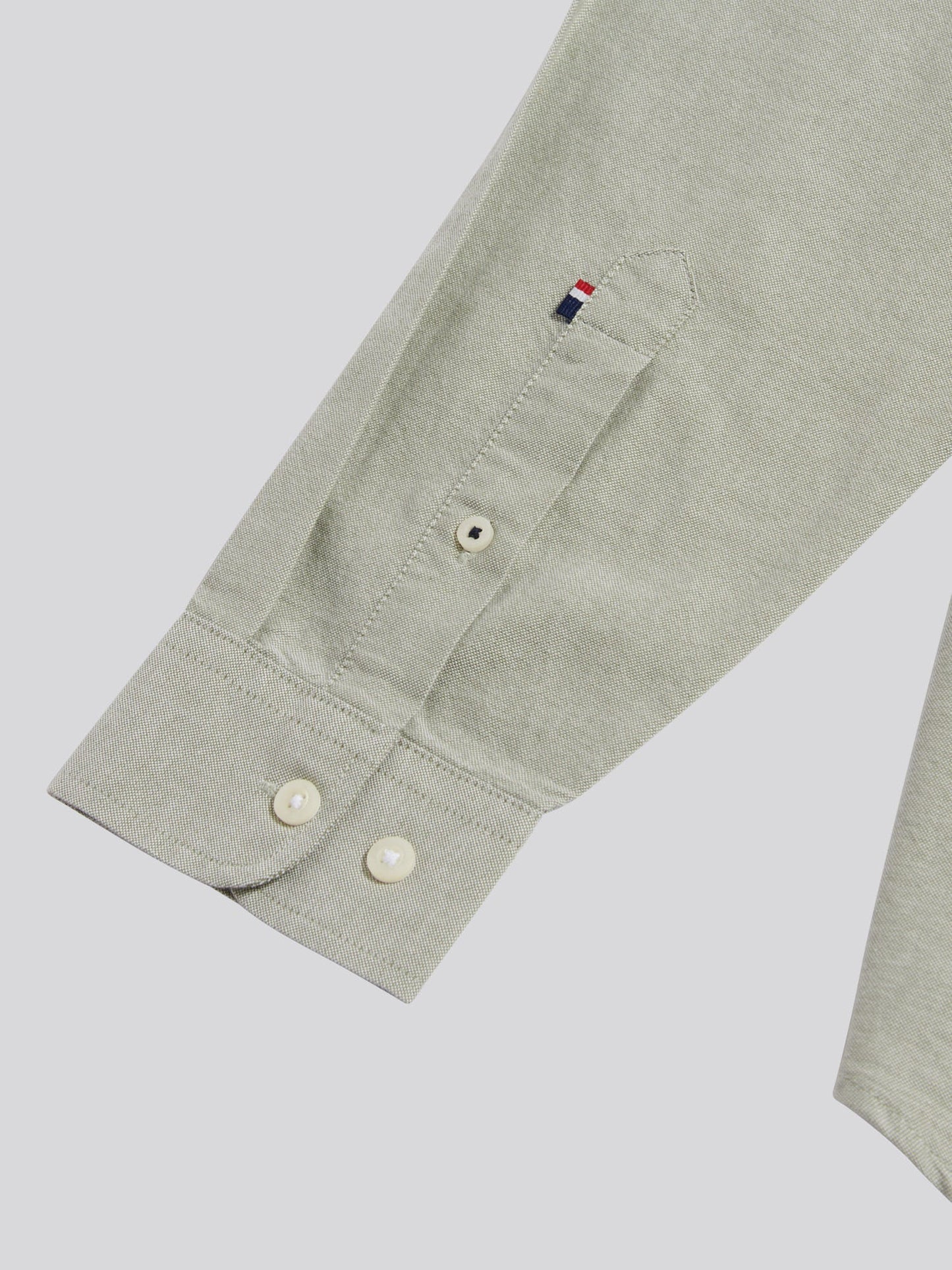 Mens Peached Oxford Shirt Sea Spray