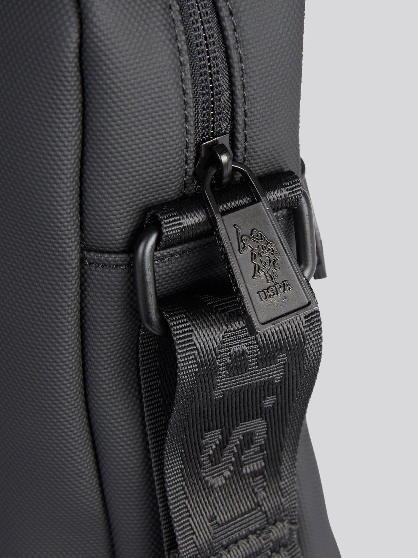 Mens Arrowhead Crossbody Bag in Black