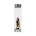 Bewater Magic Water Glass Bottle - Red Jasper, Sodalite, Tiger’s Eye, Green and Yellow Aventurine