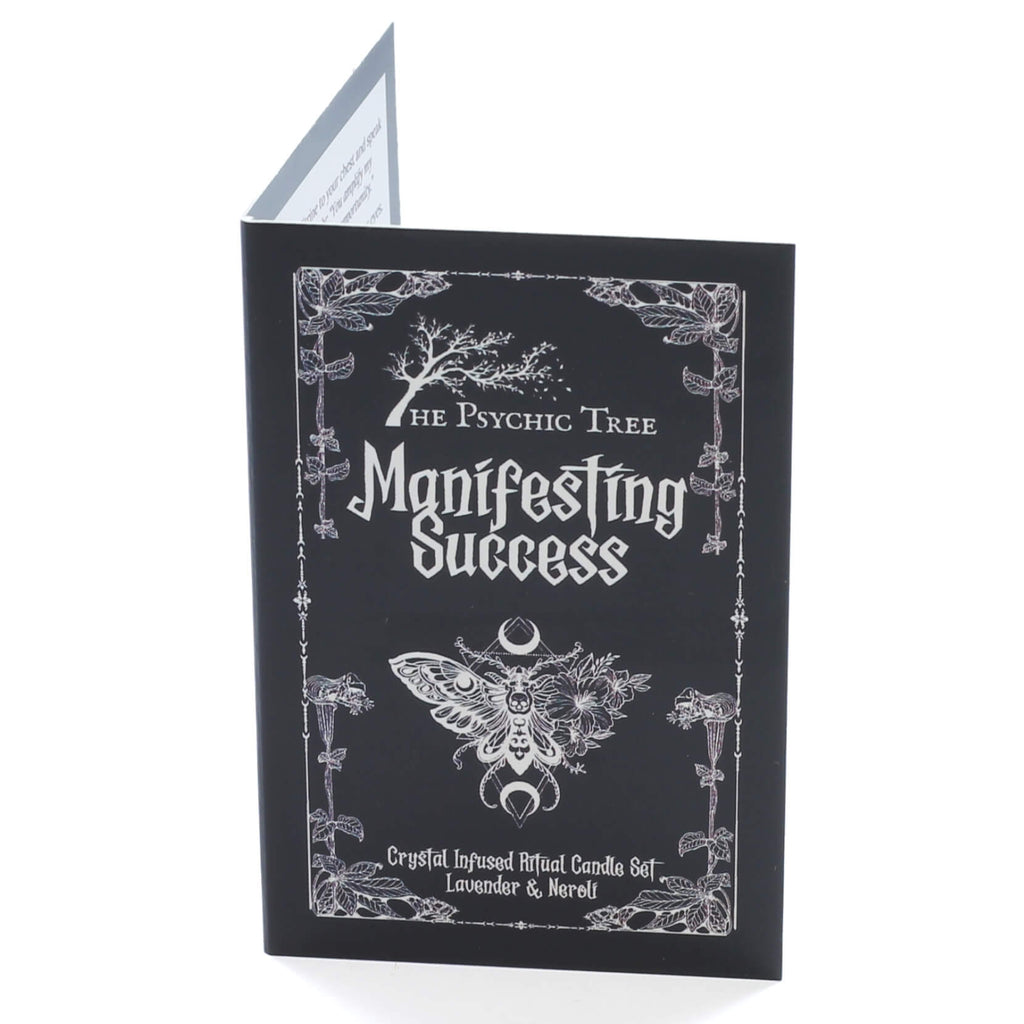 Manifesting Success Crystal Infused Ritual Candle Set