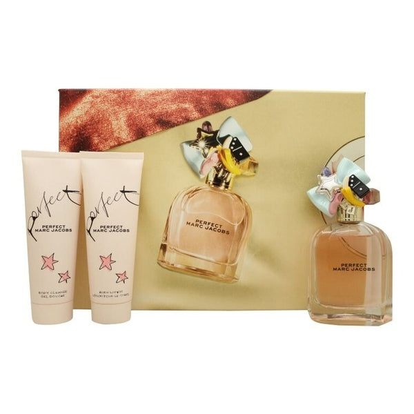 Marc Jacobs Perfect Gift Set 100ml EDP + 75ml Body Lotion + 75ml Shower Gel