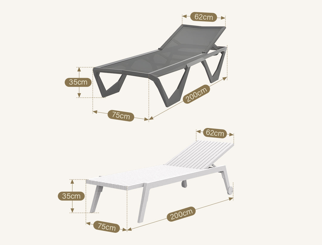 Marlin Sun Lounger, Outdoor Daybed
