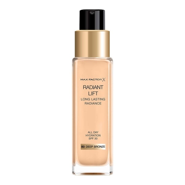 Max Factor Radiant Lift Foundation SPF30 30ml - 080 Deep Bronze