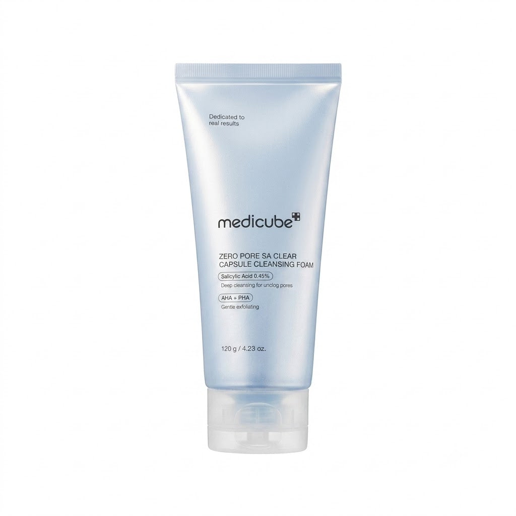 Medicube – Zero Pore SA Clear Capsule Cleansing Foam – 120g