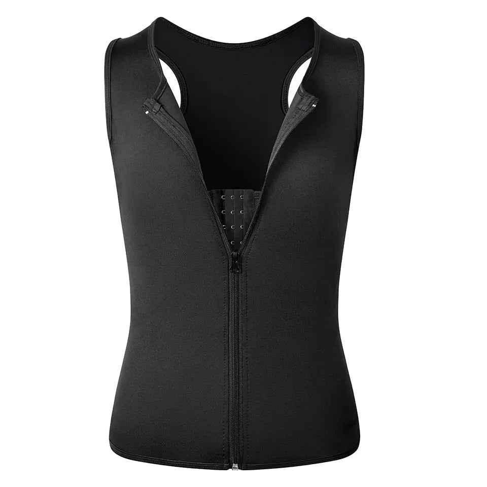 Men Waist Trainer Tank Tops Shapewear Slimming Body Shaper Compression Shirt Underwear