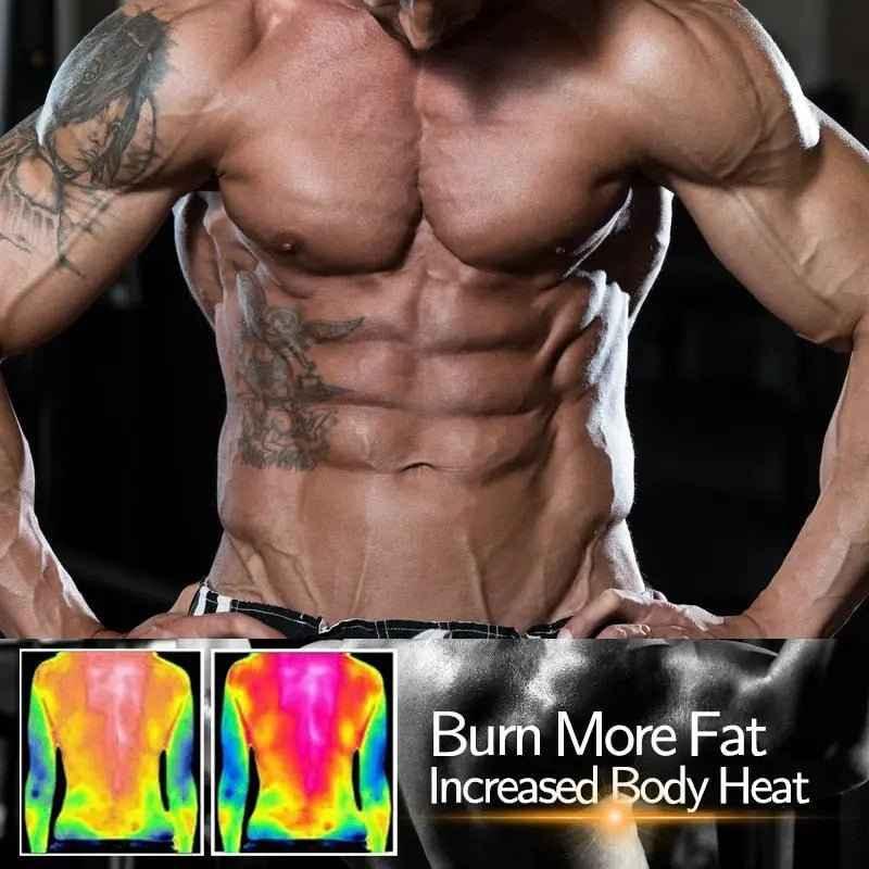 Men Waist Trainer Tank Tops Shapewear Slimming Body Shaper Compression Shirt Underwear