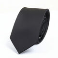 Men's Black Classic Formal Satin Tie