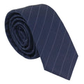 Stz41 - Men's Tie Hankie Pin Stripe Classic Gatsby Peaky Blinders