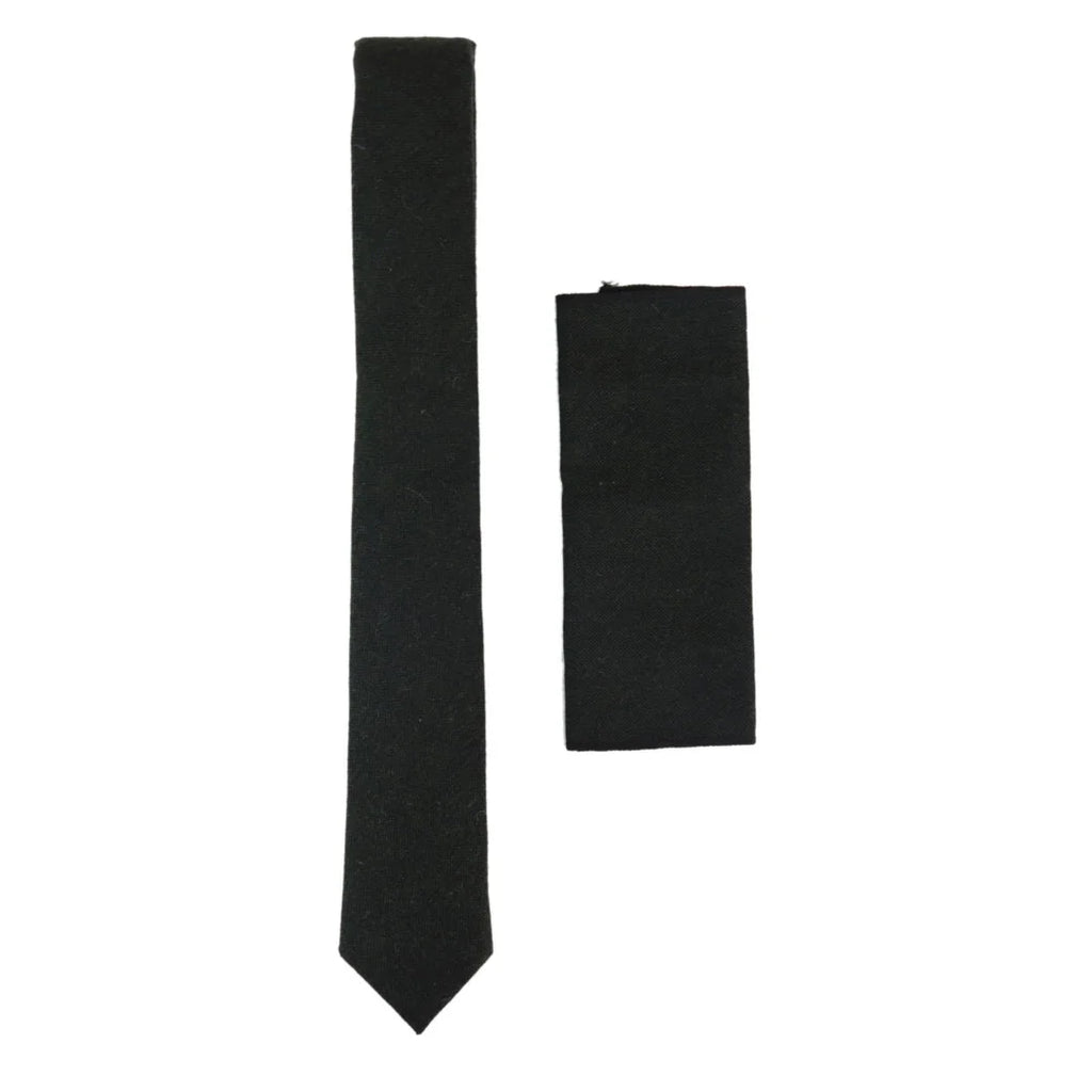 Stz11 - Men's Tie Hankie Tweed Classic Gatsby Peaky Blinders