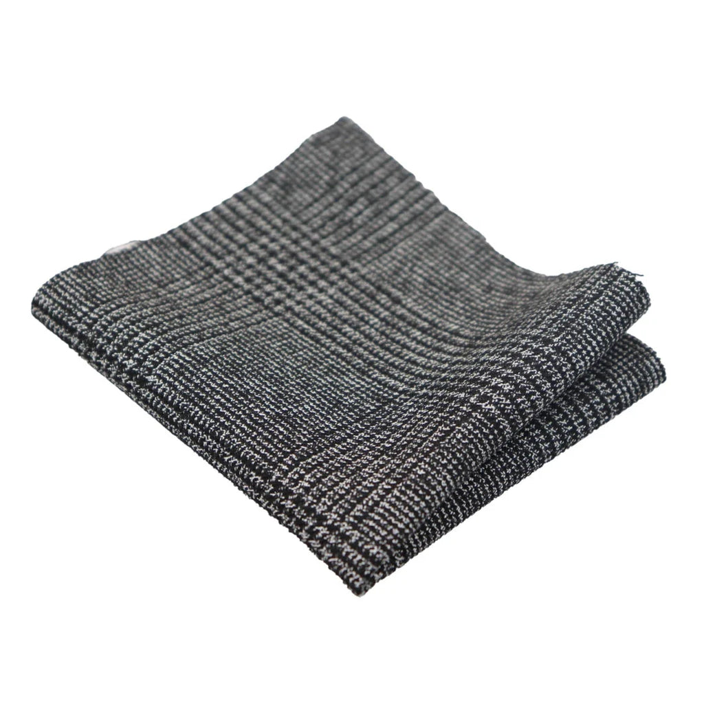 Men's Tweed Herringbone Tie & Pocket Square Set