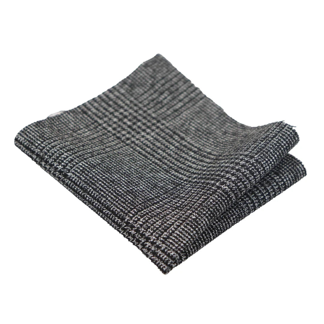 Men's Tweed Herringbone Tie & Pocket Square Set