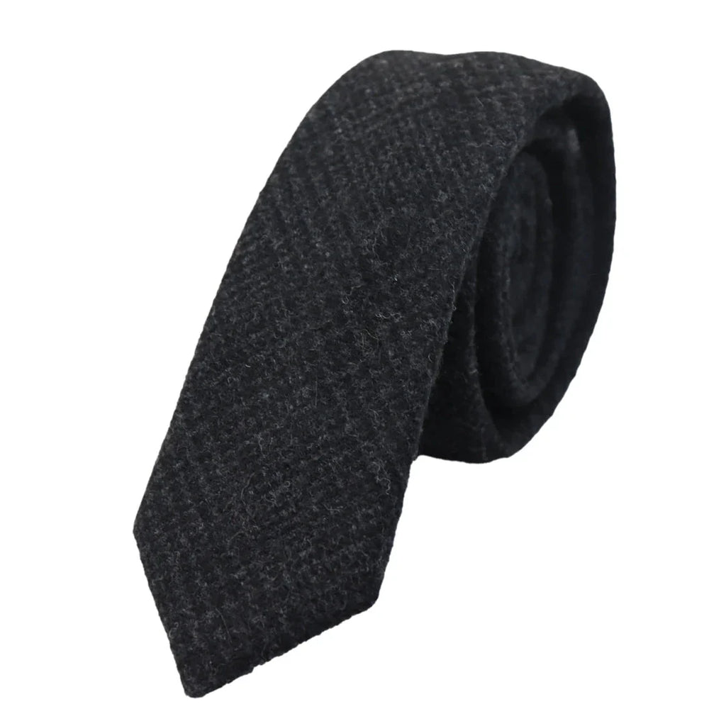 Men's Tweed Herringbone Tie & Pocket Square Set