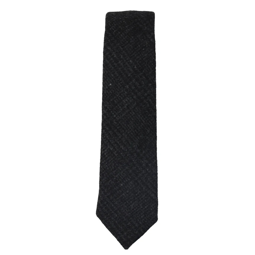Men's Tweed Herringbone Tie & Pocket Square Set