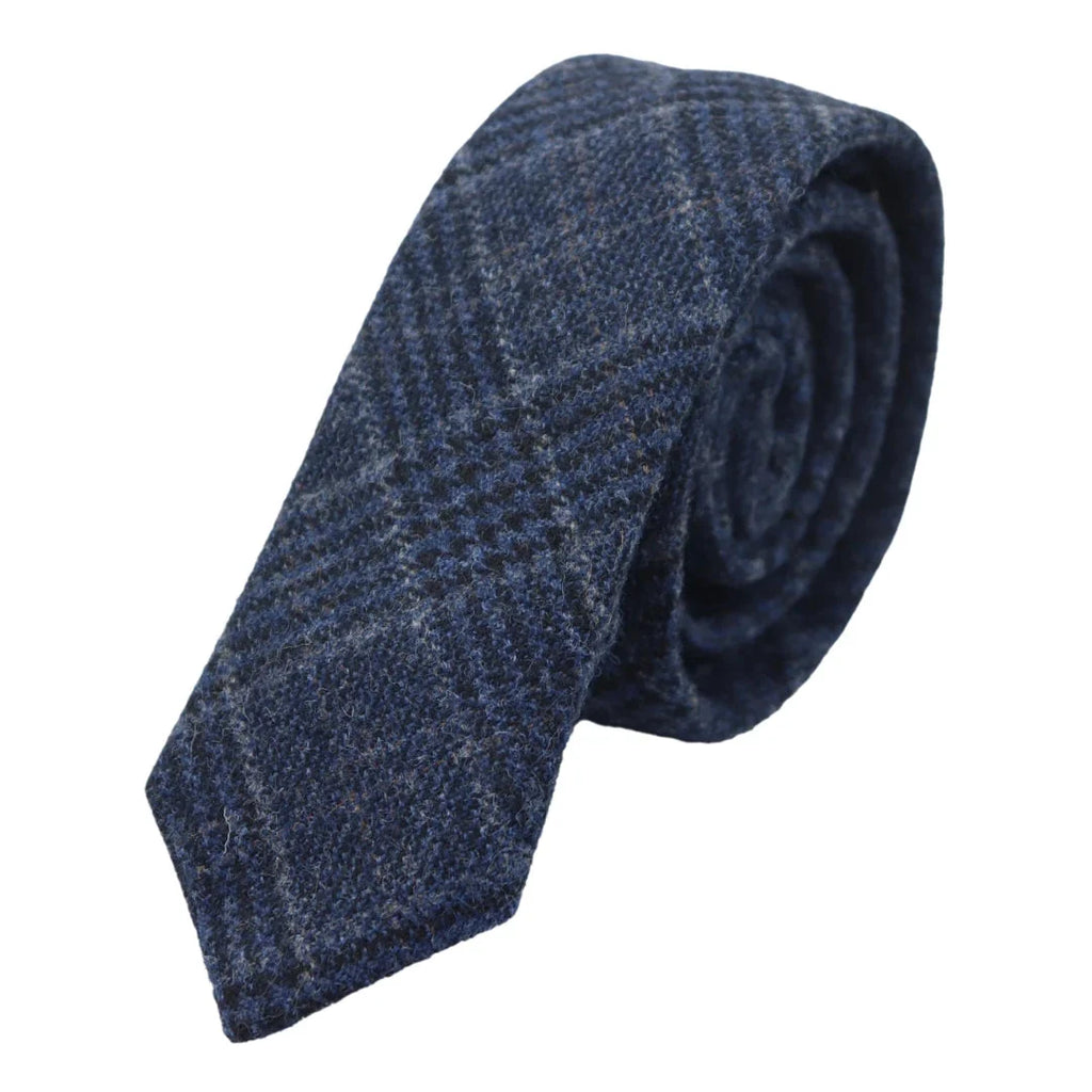 Men's Tweed Herringbone Tie & Pocket Square Set