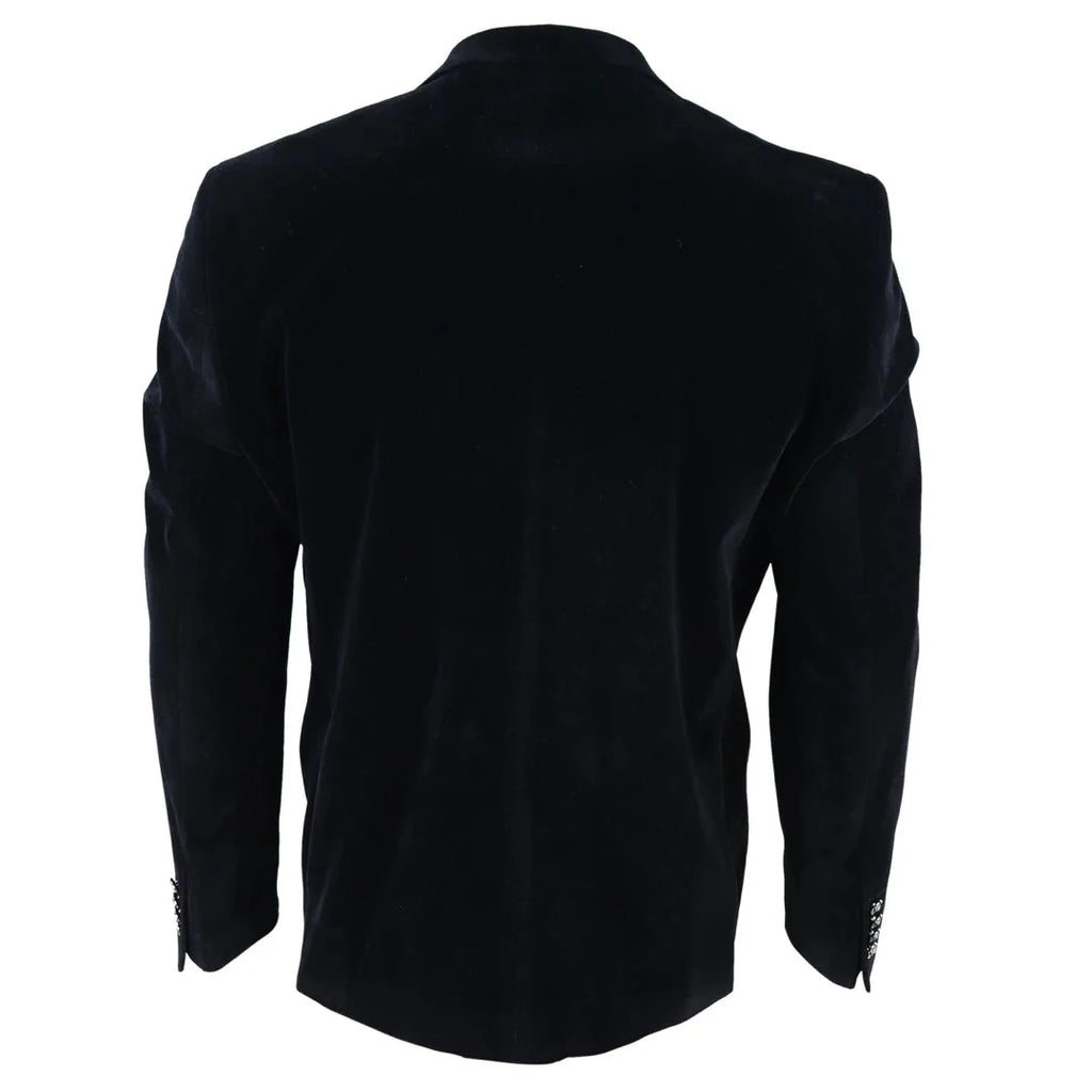 Men's Soft Velvet 1 Button Dinner Jacket Tuxedo Blazer