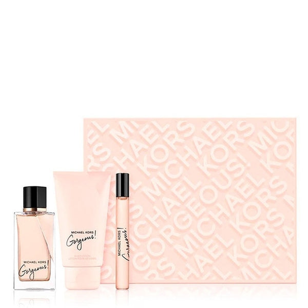 Michael Kors Gorgeous! Gift Set 100ml EDP + 75ml Body Lotion + 10ml EDP
