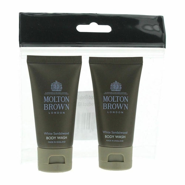 Molton Brown White Sandalwood Body Wash Gift Set 2 x 30ml