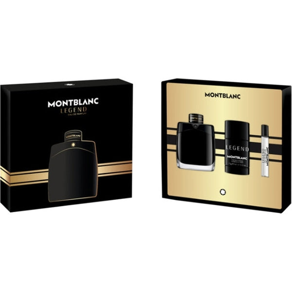 Mont Blanc Legend Eau de Parfum Gift Set 100ml EDP + 75g Deodorant Stick + 7.5ml EDP