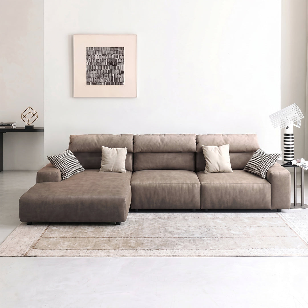 Montgomery Three Seater / Four Seater Corner Sofa, Leathaire