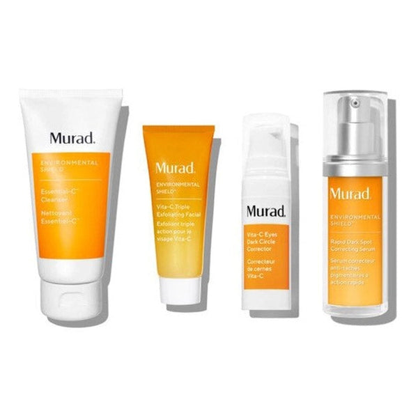Murad The Derm Report Getting That Post-Facial Glow Gift Set 60ml Cleaner + 30ml Dark Spot Correcting Serum + 10ml Face Exfoliator + 5ml Eye Dark Circle Corrector