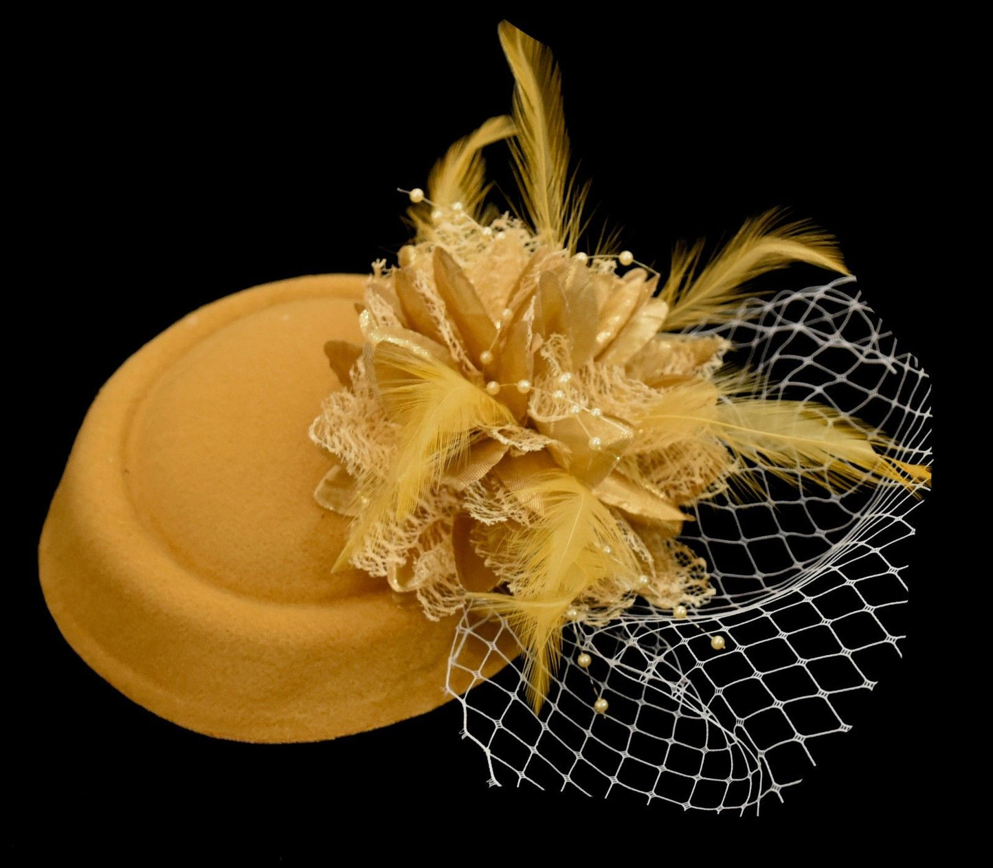 The Pill Box Flower with Veil