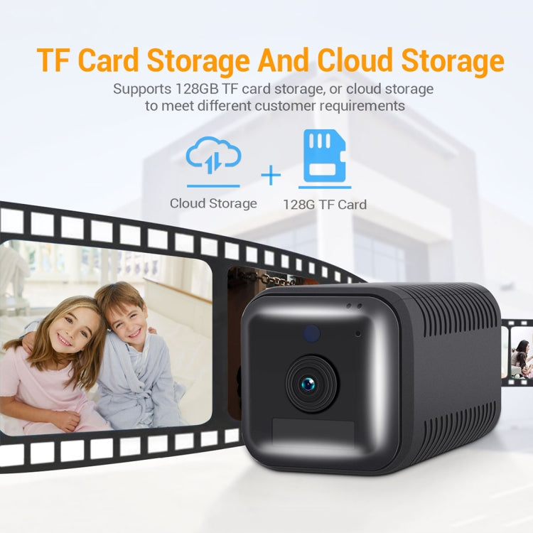 ESCAM G18 1080P Full HD Rechargeable Battery WiFi IP Camera, Support  / PIR Motion Detection / TF Card / Two Way Audio (Black)