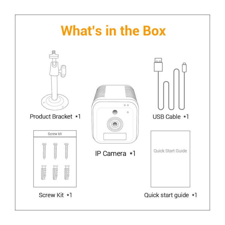 ESCAM G18 1080P Full HD Rechargeable Battery WiFi IP Camera, Support  / PIR Motion Detection / TF Card / Two Way Audio (Black)