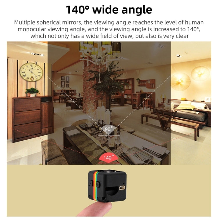 SQ11 Mini DV HD 480P 6 LEDs Sport Recorder Camera with Holder, Support Monitor Detection & IR Night Vision & TF Card, SQ11 480P 6 LEDs Red, SQ11 480P 6 LEDs Black, SQ11 480P 6 LEDs Blue