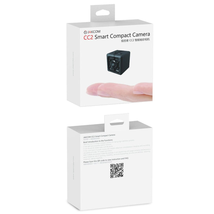 JAKCOM CC2 1080P HD Recorder Cube Smart Mini Camera, with Infrared  & Motion Detection(Black)