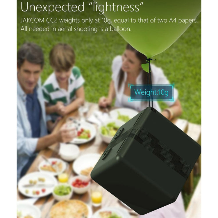 JAKCOM CC2 1080P HD Recorder Cube Smart Mini Camera, with Infrared  & Motion Detection(Black)