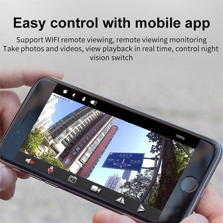 A9 720P Wifi Wireless Network Camera Wide-angle Recorder(Black)