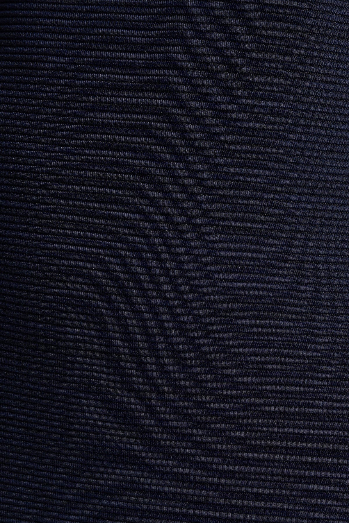 Nila Rib Bodycon Midi Dress - Navy