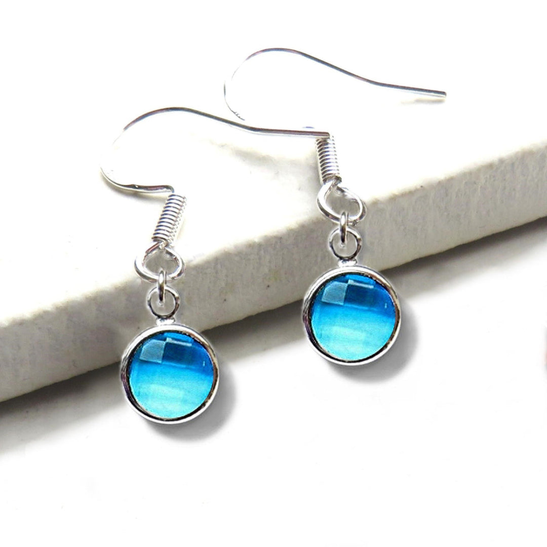 Birthstone Earrings & Birthday Girl Card