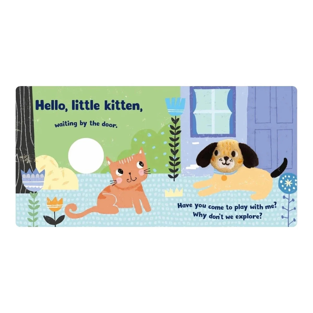 North Parade Publishing Hello Little Puppy Finger Puppet Book