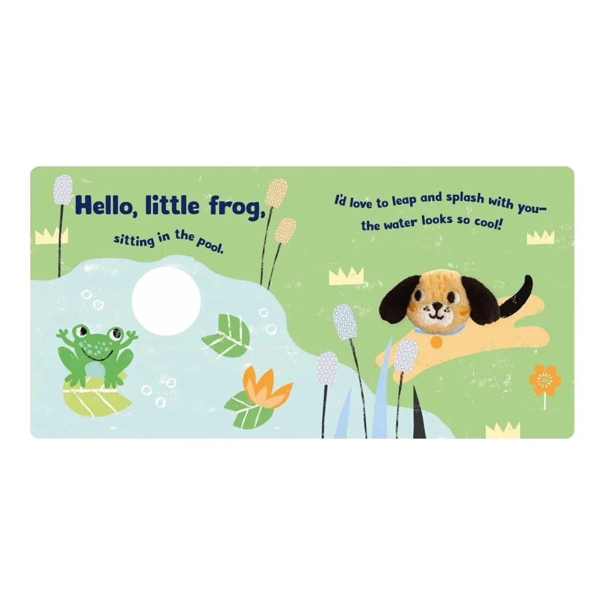 North Parade Publishing Hello Little Puppy Finger Puppet Book